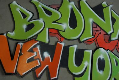 Panel Graffiti with Text