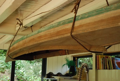 Kayak , Racing Shell, antique