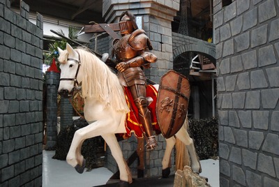 Knight for on horse-back