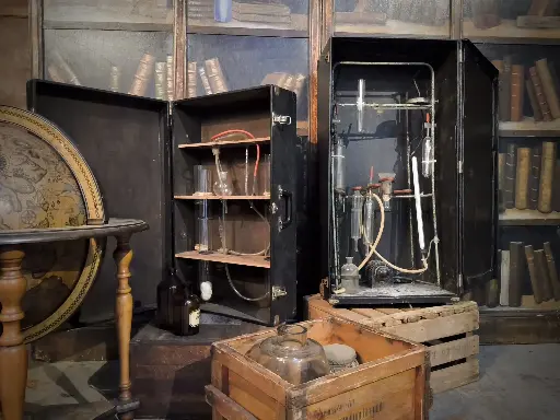 Laboratory   in a   Large Case