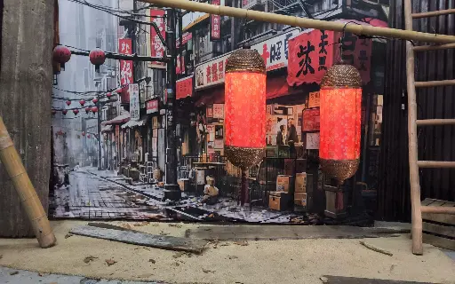 Lampion, Tissue, large, 220v