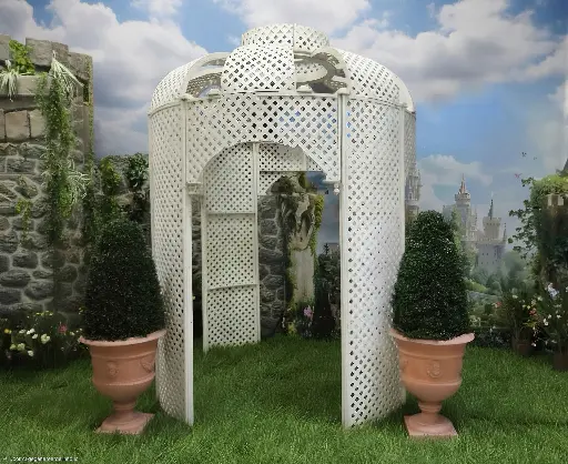 Love trellis White 3m25