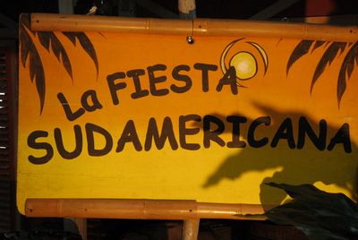 Panel, "La fiesta Sudamericana"