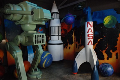 Rocket ""NASA"" (note!! now Red &amp| White )