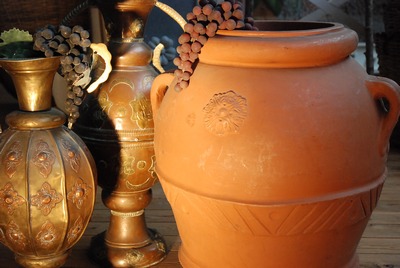 Roman jar, on the left side photo !!