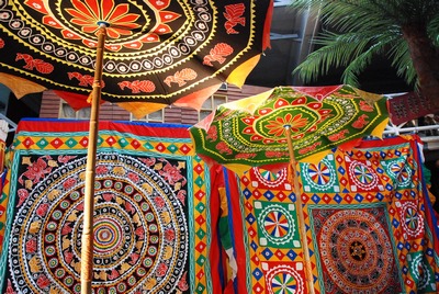 Embroided, Walldecoration, Tissue