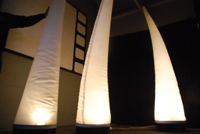 Cone, white,  Inflatable 220v