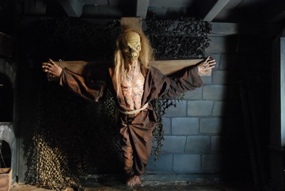 Zombie, man on cross