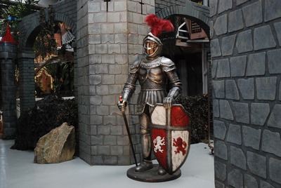 Knight standing