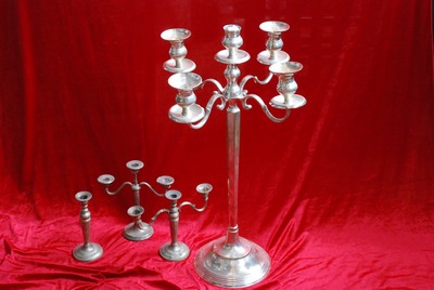 Candle Holder in Silver small