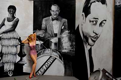 Jazz musician, a Drummer