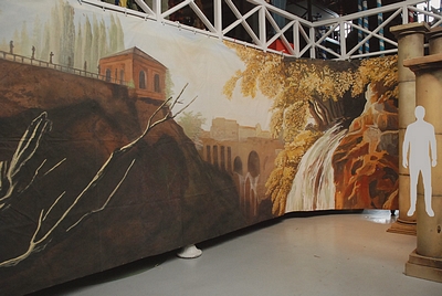 Country Landscape on Canvas