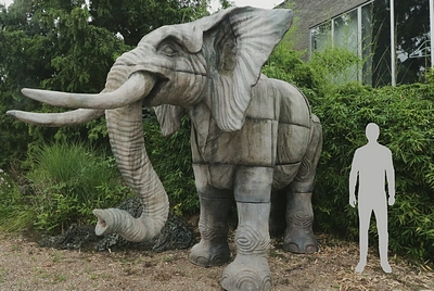 Elephant      Gray Stone-like